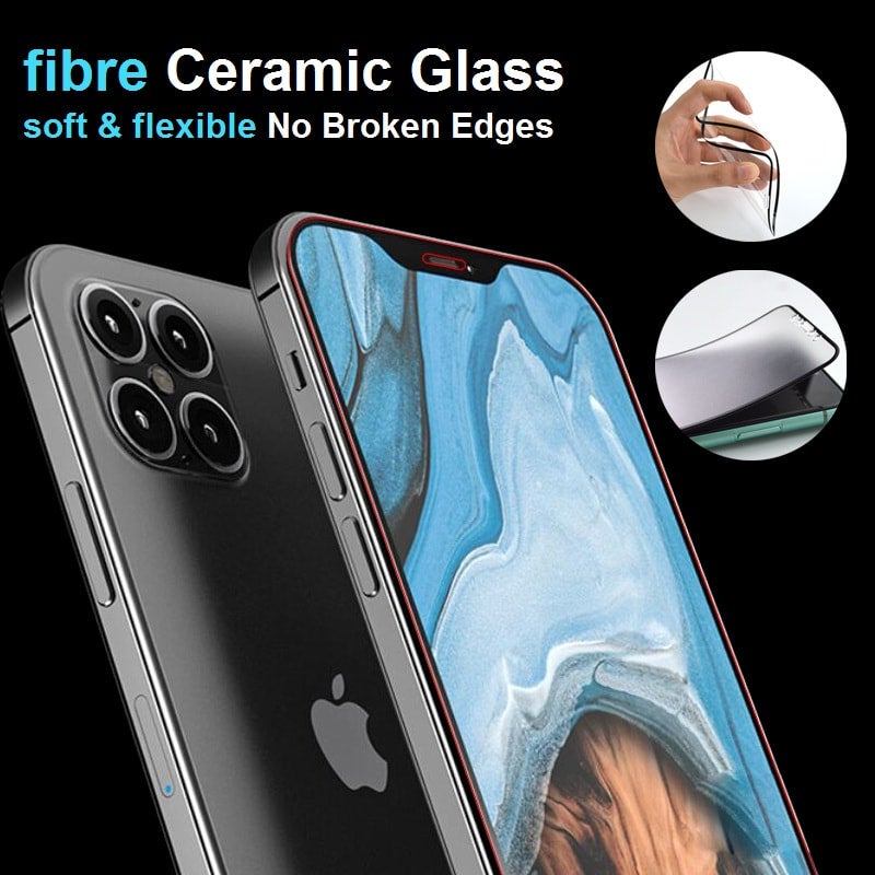 iPhone screen protector shatter proof ceramic glass screen protector